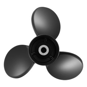Outboard Propeller, Upgrade OEM 15 Spline Tooth Aluminum Outboard Boat Propeller Fit Mercury/Mariner Engines 135-300 HP, 4-3/4" Gearcase, 3-Blade