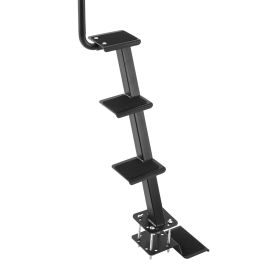 Boat Trailer Steps, 4-Step, Heavy-Duty Boat Trailer Steps with Handle, Non-Slip Surface, 3 Mounting Angle Options