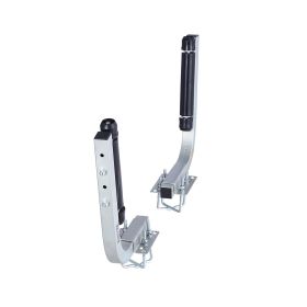Boat Trailer Guides, 18.5 in/20.5 in Height Adjustable Trailers Guide, 2PCS Thickened High-Duty Steel Trailer Guide-Ons with Smooth Roller Guidan