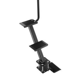 Boat Trailer Steps, 3-Step, Heavy-Duty Boat Trailer Steps with Handle, Non-Slip Surface, 3 Mounting Angle Options