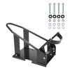 Motorcycle Wheel Chock, 1800 lbs Capacity Wheel Cradle Holder, Heavy-duty Steel Motorcycle Front Wheel Stand with 3 Adjustable Holes