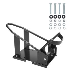 Motorcycle Wheel Chock, 1800 lbs Capacity Wheel Cradle Holder, Heavy-duty Steel Motorcycle Front Wheel Stand with 3 Adjustable Holes