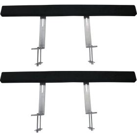 Boat Trailer Guide-ons, 48", 2 PCS Rustproof Steel Trailer Guide ons, Trailer Guides with Carpet-Padded Boards, Mounting Parts Included, for Ski