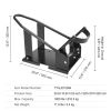 Motorcycle Wheel Chock, 1800 lbs Capacity Wheel Cradle Holder, Heavy-duty Steel Motorcycle Front Wheel Stand with 3 Adjustable Holes