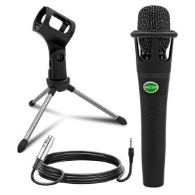 5 CORE XLR Dynamic Metal Mic Audio, Ideal For Singing, Captures Source Sound, Sturdy & Durable, Includes XLR Cable - MIC CROWN (Option: ModelCrown)