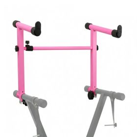 5 Core Keyboard Stand Adapter 2 Tier Adjustable Second Extension Add On For Digital Piano Stands (Option: Pink)