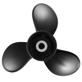 Outboard Propeller, Upgrade OEM 15 Spline Tooth Aluminum Outboard Boat Propeller Fit Mercury Engines 40-140 HP, 4-1/4" Gearcase, 3-Blade (Default: Default)
