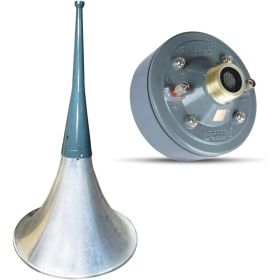 5 Core Indoor Outdoor PA Horn Speaker - Waterproof Long Range Trumpet Horn 22 Inch + Driver Compression Unit 60 Watts RMS (600W PMPO) - TRUMPET 2 (Option: 22LongHornDriver60WRMS)
